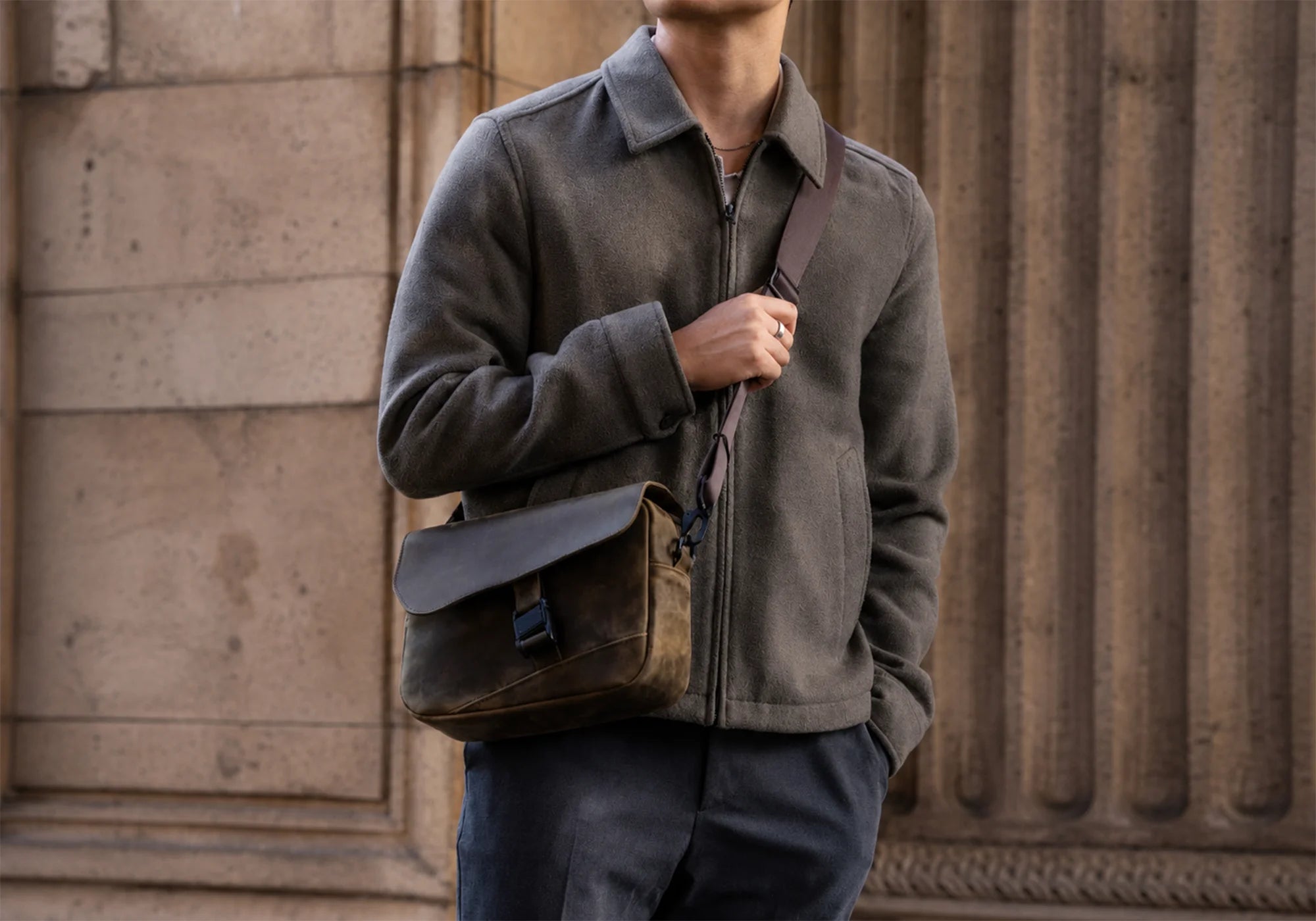 Hudson Leather Crossbody